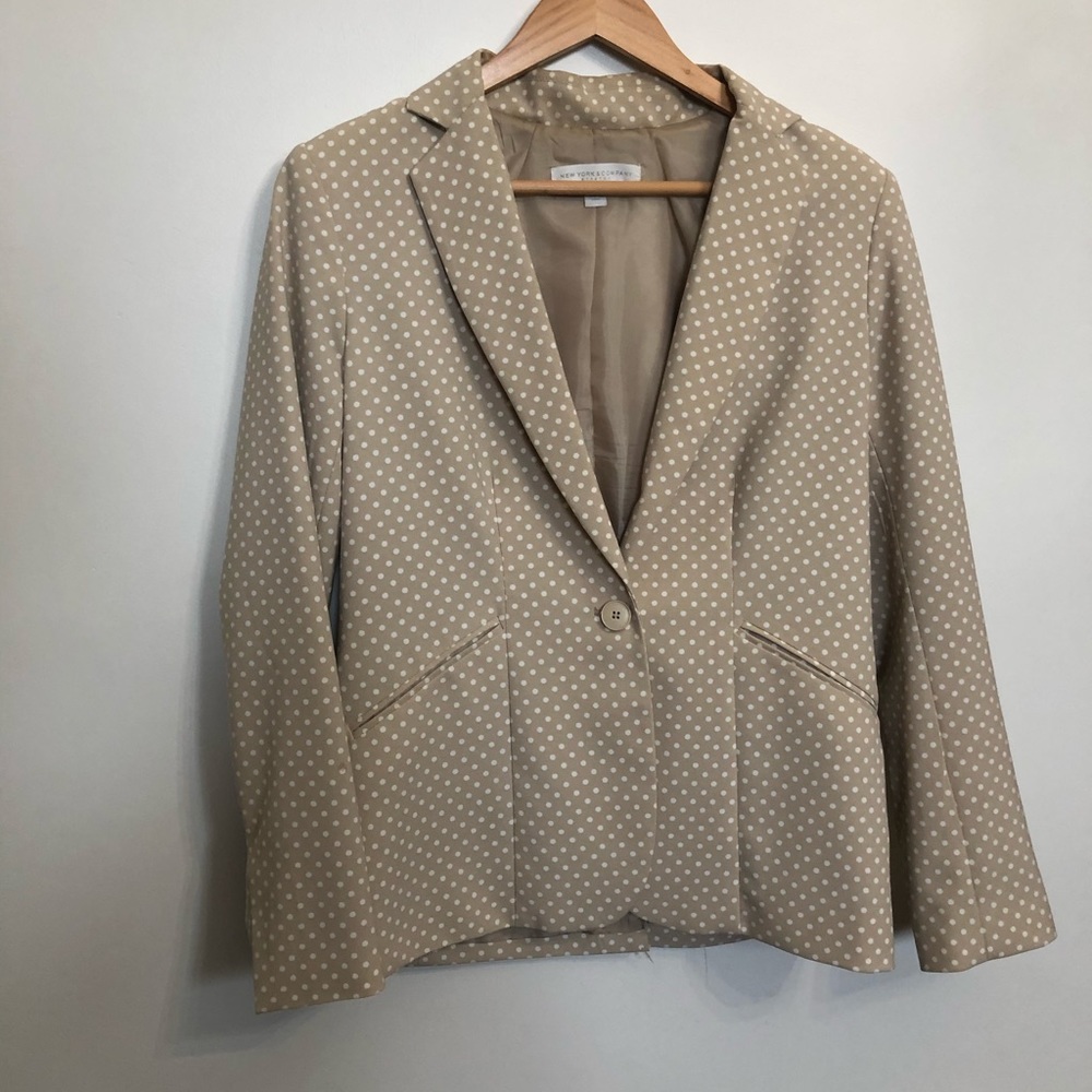 Polka Dot Blazer